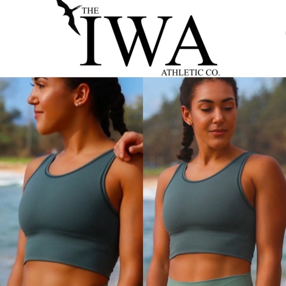 The IWA Company Other - The IWA Company ✨ Hawaii • Mikala Crop Top • Sports Bra • Fern • Small